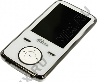  Ritmix <RF-7650(M)-4Gb> White (A/V Player, FM, 4Gb, MicroSDHC, 2.4"LCD, ., cam,USB2.0,Li-Poly)  