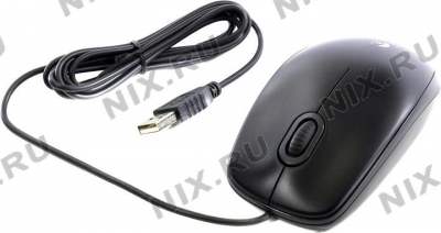  Logitech Optical Mouse B100 Black (OEM) USB 3btn+Roll <910-003357>  