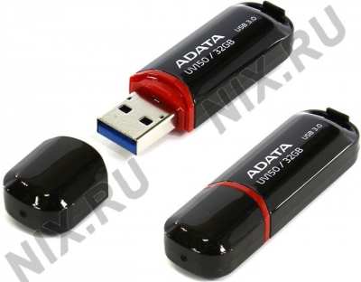  ADATA DashDrive UV150 <AUV150-32G-RBK>  USB3.0 Flash  Drive  32Gb  
