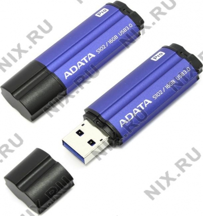  ADATA DashDrive Elite S102 Pro <AS102P-16G-RBL> USB3.0 Flash Drive 16Gb  