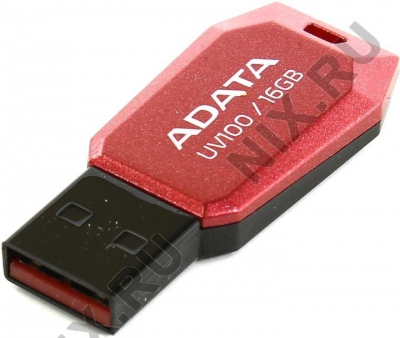  ADATA DashDrive UV100 <AUV100-16G-RRD>  USB2.0 Flash  Drive  16Gb  