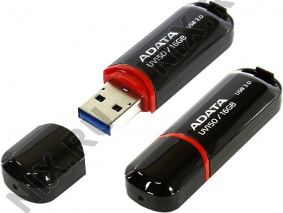  ADATA DashDrive UV150 <AUV150-16G-RBK>  USB3.0 Flash  Drive  16Gb  