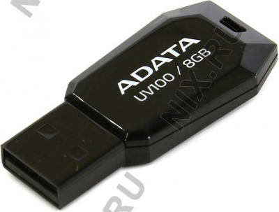  ADATA DashDrive UV100 <AUV100-8G-RBK> USB2.0 Flash  Drive  8Gb  