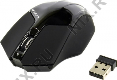  SmartBuy Wireless Laser Mouse <SBM-316AGL-K> (RTL) USB  3btn+Roll,    