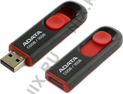  ADATA Classic C008 <AClassic C008-16G-RKD> USB2.0 Flash  Drive  16Gb  