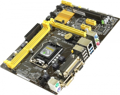  ASUS H81M-C (RTL) LGA1150 <H81> PCI-E Dsub+DVI GbLAN SATA MicroATX 2DDR3  