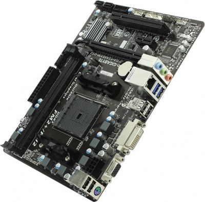  GIGABYTE GA-F2A88XM-DS2 rev3.0/1/2 (RTL) SocketFM2+ <AMD A88X>PCI-E Dsub+DVI GbLAN  SATA RAID  MicroATX  2DDR3  