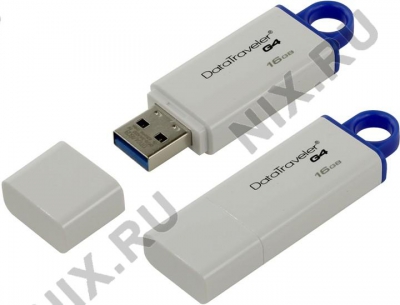  Kingston DataTraveler G4 <DTIG4/16GB> USB3.0 Flash Drive  16Gb  (RTL)  