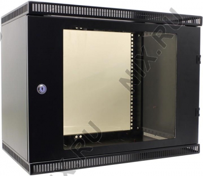 Купить NT WALLBOX LIGHT 9-63 B Шкаф 19" настенный, чёрный 9U 600*350,  дверь  стекло-металл в Иркутске
