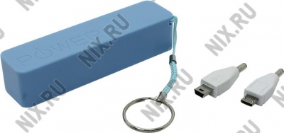    KS-is Power Bank KS-200 Blue (USB 0.8A,  2200mAh,  Li-lon)  