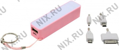    KS-is Power Bank KS-200 Pink (USB 0.8A,  2200mAh,  Li-lon)  