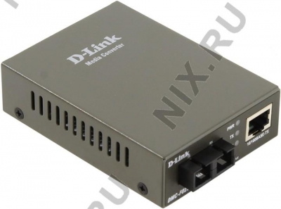  D-Link <DMC-F02SC /A1A> 10/100Base-TX to MM 100Base-FX  (1UTP,  1  SC)  