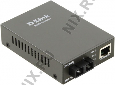  D-Link <DMC-F15SC /A1A> 10/100Base-TX to SM 100Base-FX   (1UTP,  1  SC)  