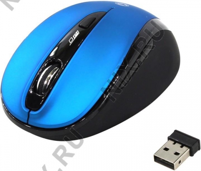  SmartBuy Wireless Optical Mouse <SBM-612AG-BK> (RTL) USB 6btn+Roll,   