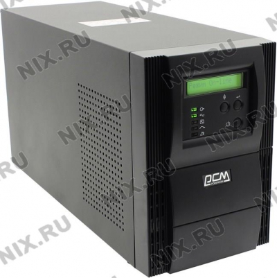  UPS 1000VA PowerCom Vanguard <VGS-1000XL> LCD+ComPort+USB+  /RJ45 (- . )  