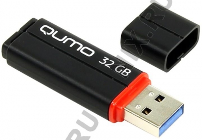  Qumo Speedster <QM32GUD3-SP-black> USB3.0 Flash Drive 32Gb (RTL)  