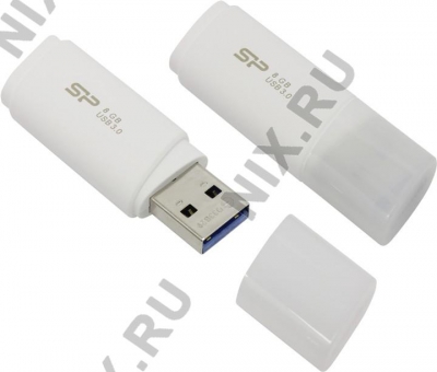  Silicon Power Blaze B06 <SP008GBUF3B06V1W> USB3.0  Flash Drive  8Gb  (RTL)  