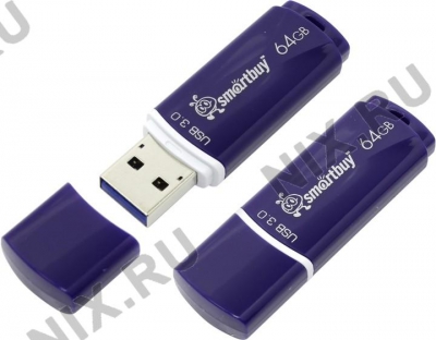  SmartBuy Crown <SB64GBCRW-Bl> USB3.0 Flash Drive 64Gb (RTL)  
