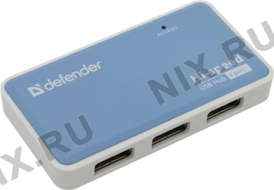  Defender Quadro Power <83503> 4-Port USB2.0 HUB  +  ..  