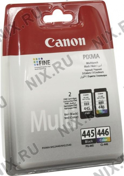   Canon Multipack PG-445+CL-446 Black&Color    PIXMAMG2440/2540  