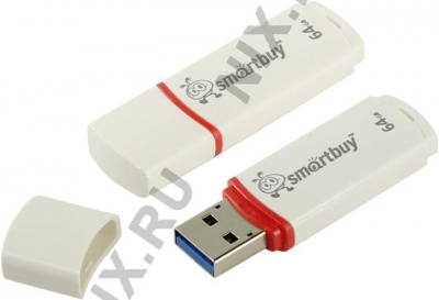  SmartBuy Crown <SB64GBCRW-W> USB2.0  Flash Drive  64Gb  (RTL)  