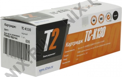  - T2 TC-K130 Black  Kyocera FS-1028MFP/1128MFP/1300D/1350DN  