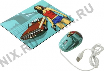  CBR Optical Mouse <SET 703 Gangsta> (RTL)  USB  3but+Roll+  