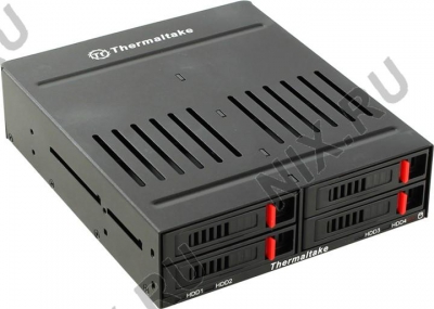  Thermaltake <ST0046Z> Max 5 Quad SATA HDD Rack ( 5.25"   4xSATA  2.5"HDD)  