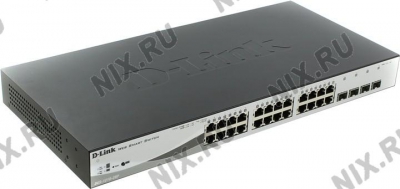  D-Link <DGS-1210-28P /C1A> Web Smart Switch (24UTP  10/100/1000Mbps+  4SFP)  
