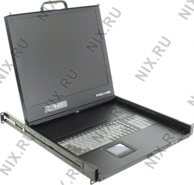  Procase <Unius19> 1U  PS/2 USB   LCD 19"   KVM OCTO-8-C    OCTO-16-C  