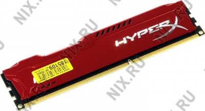  Kingston HyperX Fury <HX316C10FR/4> DDR3 DIMM 4Gb  <PC3-12800>  CL10  