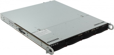  SuperMicro 1U 5018D-MTRF (LGA1150, C224, PCI-E, SVGA, SATA RAID, 4xHS SAS/SATA,  2xGbLAN, 4DDR3  400W  HS)  