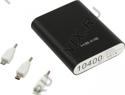    KS-is Power Bank KS-239 Black (USB 2.1A, 10400mAh, 3 , Li-lon)  