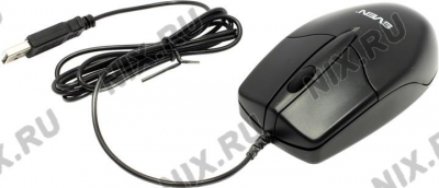  SVEN Optical Mouse <CS-302  Black> (RTL)  USB  3btn+Roll  
