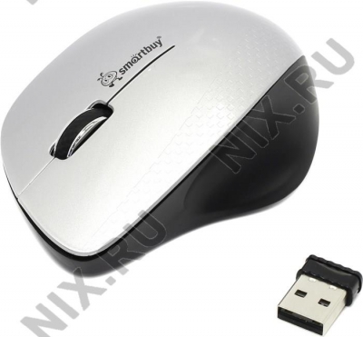  SmartBuy Wireless Optical Mouse <SBM-309AG-SK> (RTL) USB  3btn+Roll,    