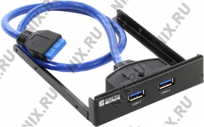  Greenconnection <GC-20P2UF3> USB3.0 2-port Front Panel (       3.5")  