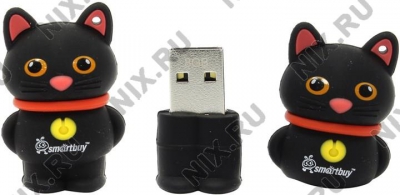  SmartBuy Wild Catty <SB8GBCatK> USB2.0  Flash Drive  8Gb  (RTL)  