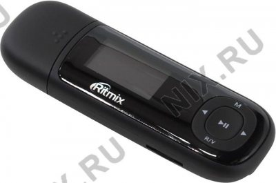  Ritmix <RF-3450-8Gb> Black (MP3 Player, FM, 8Gb, 1", , microSDHC,  USB2.0,  Li-Pol)  