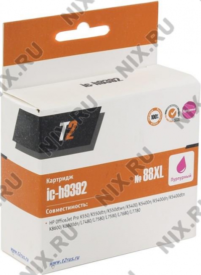   T2 ic-h9392 (88XL) Magenta  HP OJ  Pro  K550/K5400/K8600/L7480/L7590/L7680/L7780  