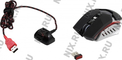  Bloody Warrior Wireless Gaming Mouse <RT5> (RTL) USB 9btn+Roll  