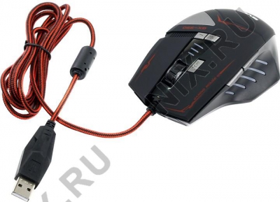  SVEN Gaming Optical Mouse <GX-990 Gaming Black> (RTL) USB 8btn+Roll  