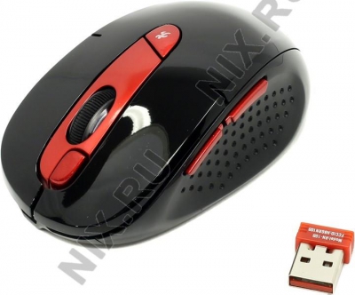 A4Tech <G11-570FX Black&Red> (RTL) USB  4btn+Roll,    