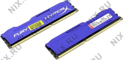  Kingston HyperX Fury <HX313C9FK2/8> DDR3 DIMM 8Gb KIT 2*4Gb  <PC3-10600>  CL9  