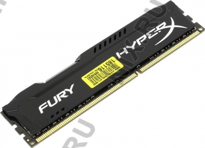  Kingston HyperX Fury <HX313C9FB/8> DDR3  DIMM 8Gb  <PC3-10600>  CL9  