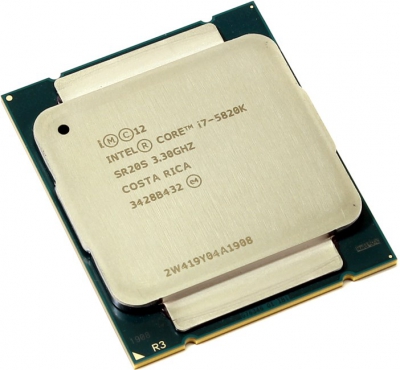  CPU Intel Core i7-5820K 3.3 GHz/6core/1.5+15Mb/140W/5  GT/s  LGA2011-3  
