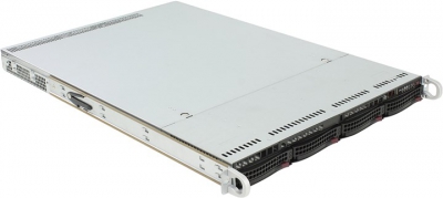  SuperMicro 1U 6018R-TDW (LGA2011-3, C612, WIO,SVGA, SATA RAID, 4xHS SAS/SATA, 2xGbLAN, 16DDR4, 600W)  
