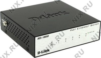  D-Link <DES-1005D /O2B>  Fast E-net Switch 5-port (5UTP, 10/100Mbps)  