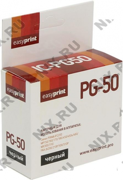  EasyPrint IC-PG50  Canon PIXMA  MP150/160/170/180/450/460,  iP2200  